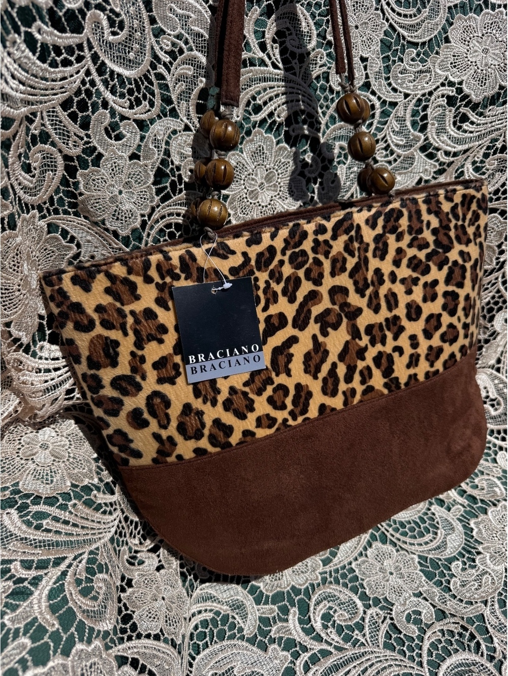 NWT Braciano leopard print